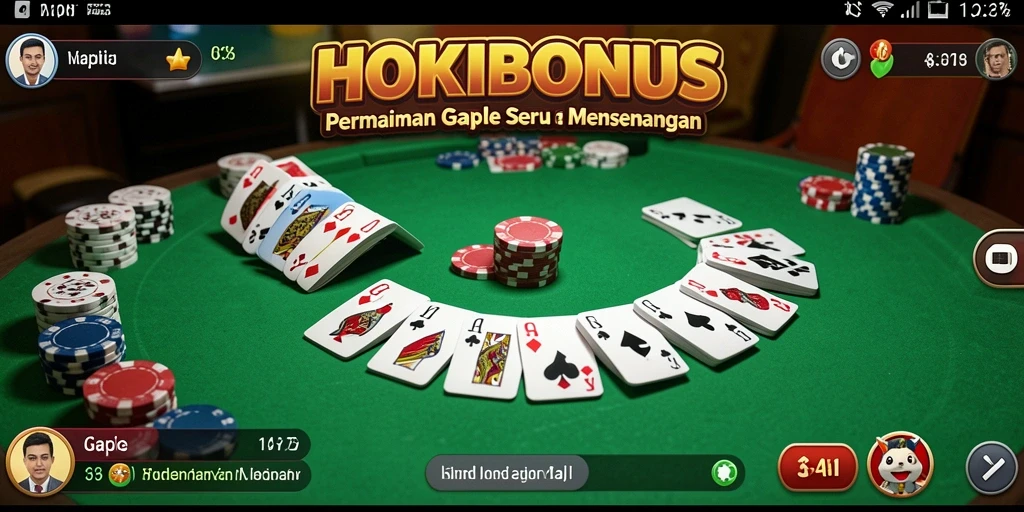 Tampilan gameplay seru HOKIBONUS yang penuh aksi.