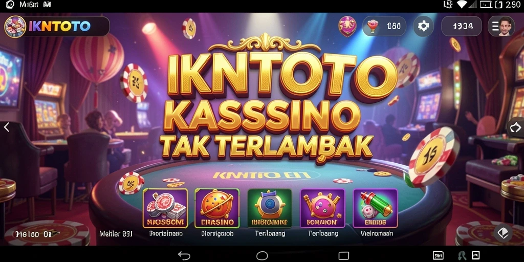 Tampilan menarik dari gameplay Kasino IKNTOTO yang memikat.