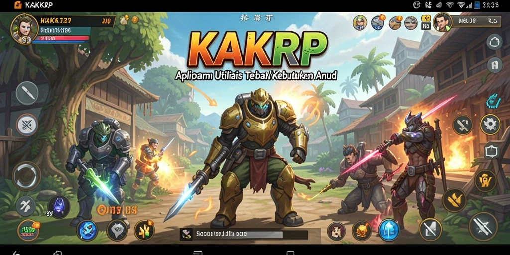 Tampilan utama KAKRP yang intuitif dan mudah digunakan.