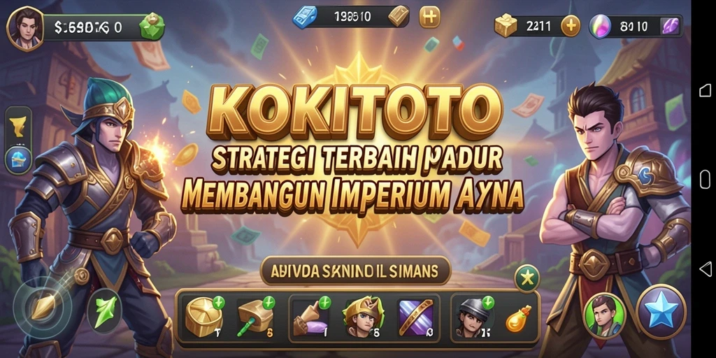 Tampilan gameplay KOKITOTO menampilkan pertempuran yang intens dan strategi mendalam.
