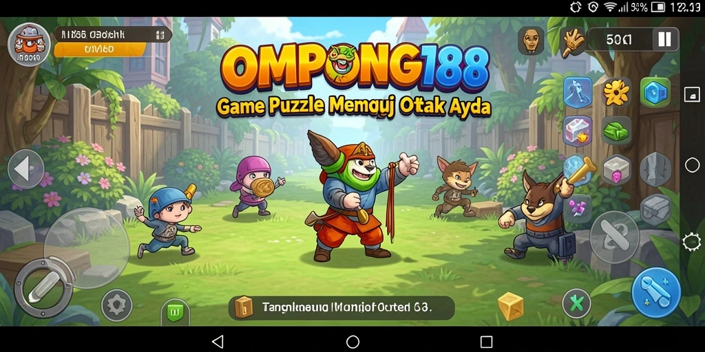 Tampilan screenshot OMPONG188 saat pemain menyelesaikan teka-teki.