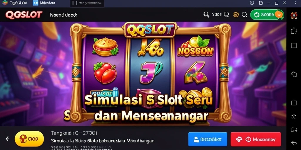 Tampilan gameplay QQSLOT dengan variasi mesin slot yang menarik.