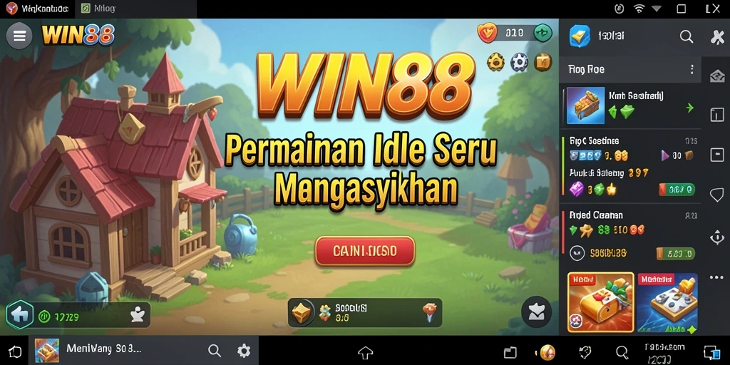 Screenshot gameplay WIN88 menunjukkan manajemen sumber daya yang menyenangkan.