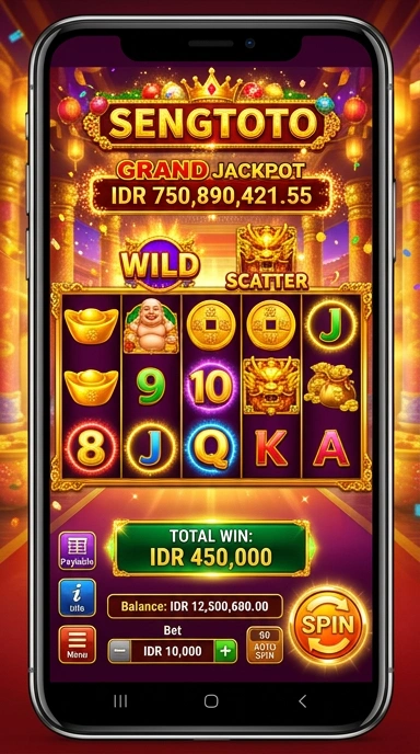 Layar aplikasi sengtoto menampilkan berbagai kategori aplikasi.
